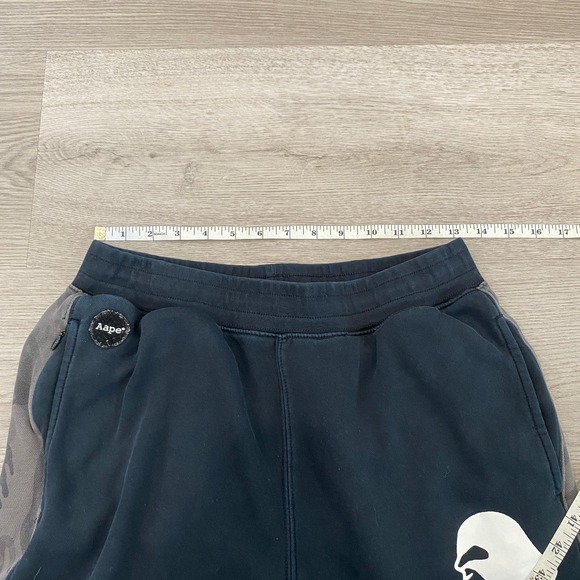 Aape A Bathing Ape Camo Colorblock Joggers Sweatpants Men's L - Picture 10 of 12